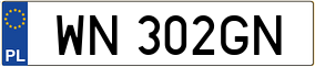 Truck License Plate